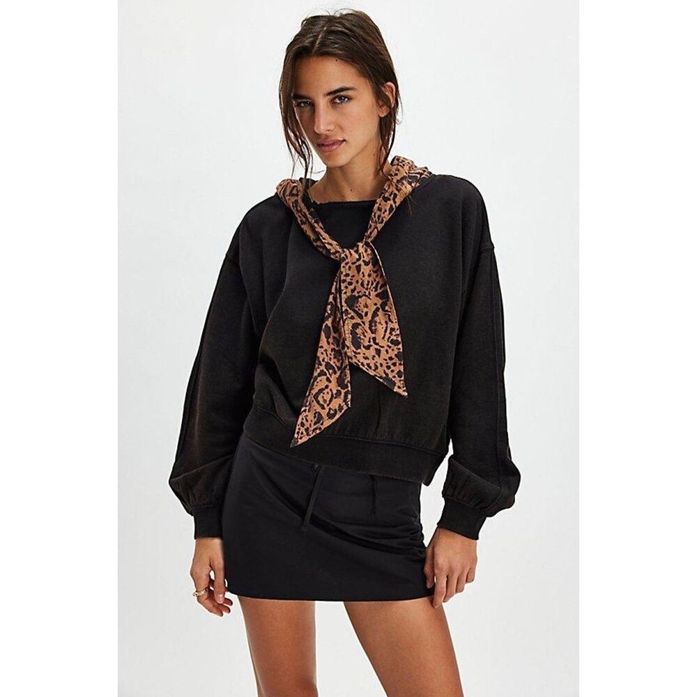 Free People Headscarf Hoodie